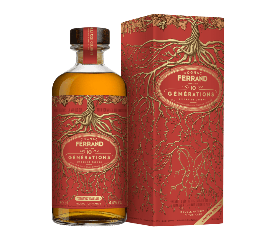 Ferrand Cognac 10 Générations Port Cask Limited Edition, 44%, 0,5l, GIFT