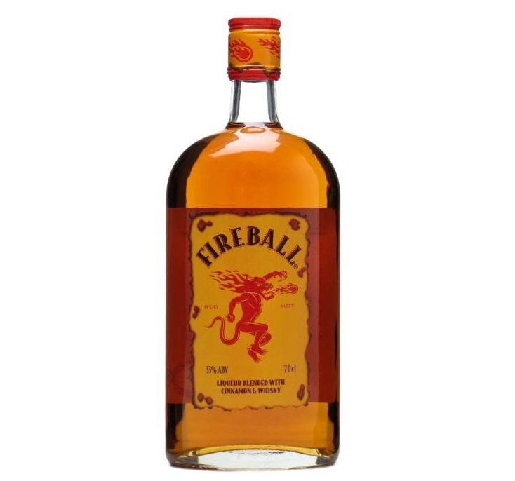 Fireball Cinnamon Whisky Likér 33% 0,7 l (čistá fľaša)