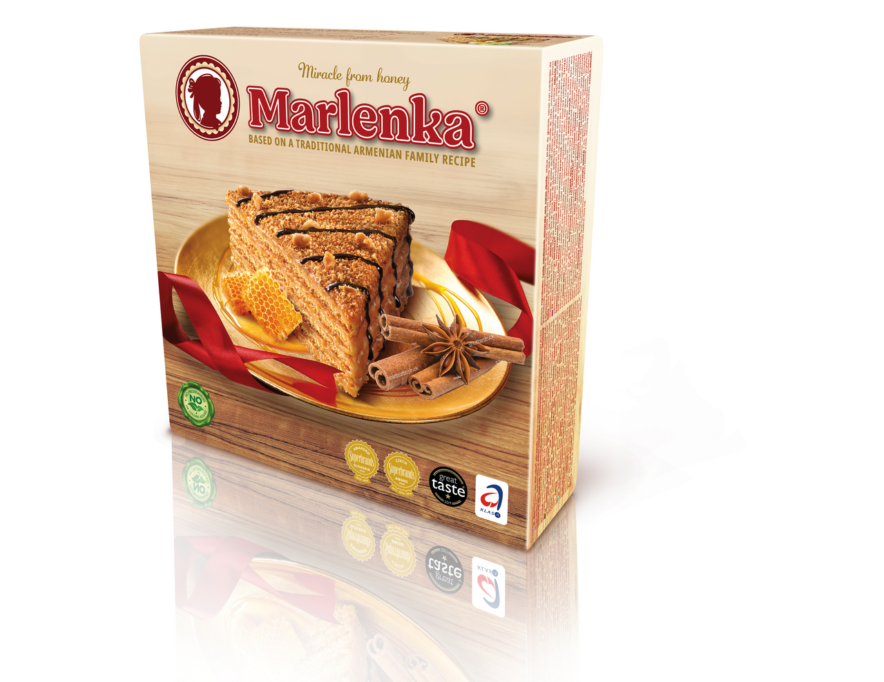 Marlenka Medová torta škoricová 800g