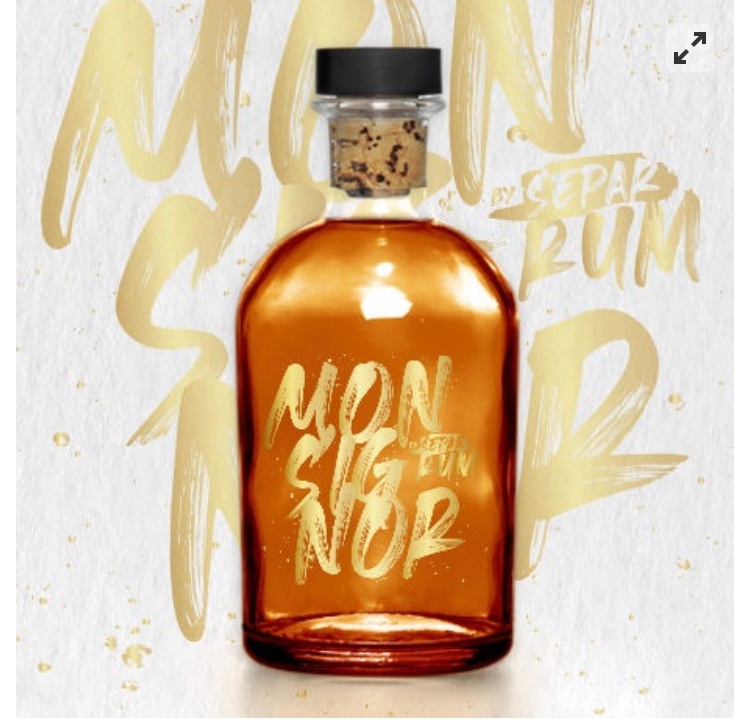 Monsignor Rum by Separ 40% 0,7 l (čistá fľaša)