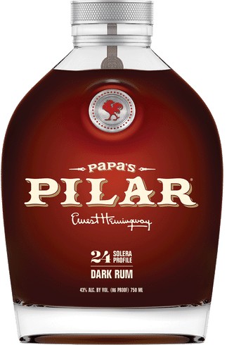 Papa's Pilar Dark Rum 43% 0,7 l (čistá fľaša)