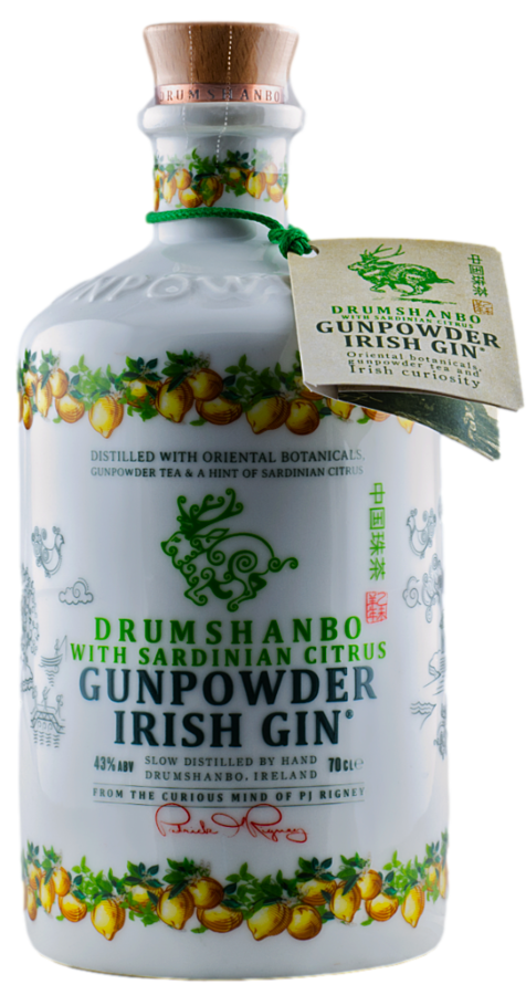 Spirit Company Drumshanbo Gunpowder Irish Gin with Sardinian Citrus (Keramika) 43% 0,7L