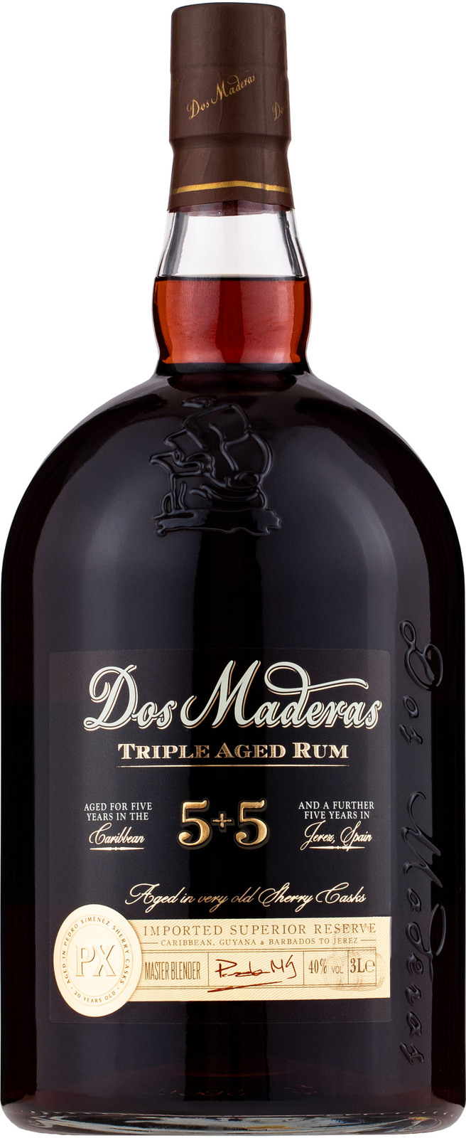Dos Maderas PX 5y + 5y 40% 3 l (čistá fľaša)