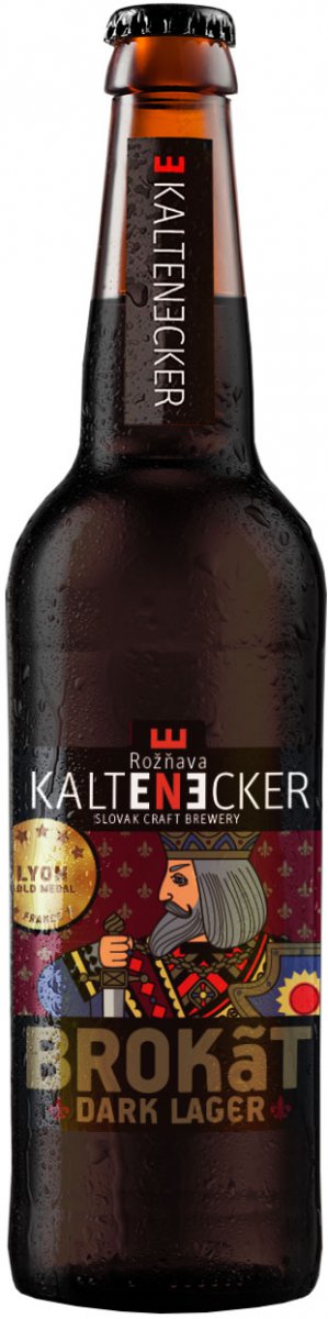 Kaltenecker Brokát Dark Lager tmavé 13° 0,33 l (sklo)