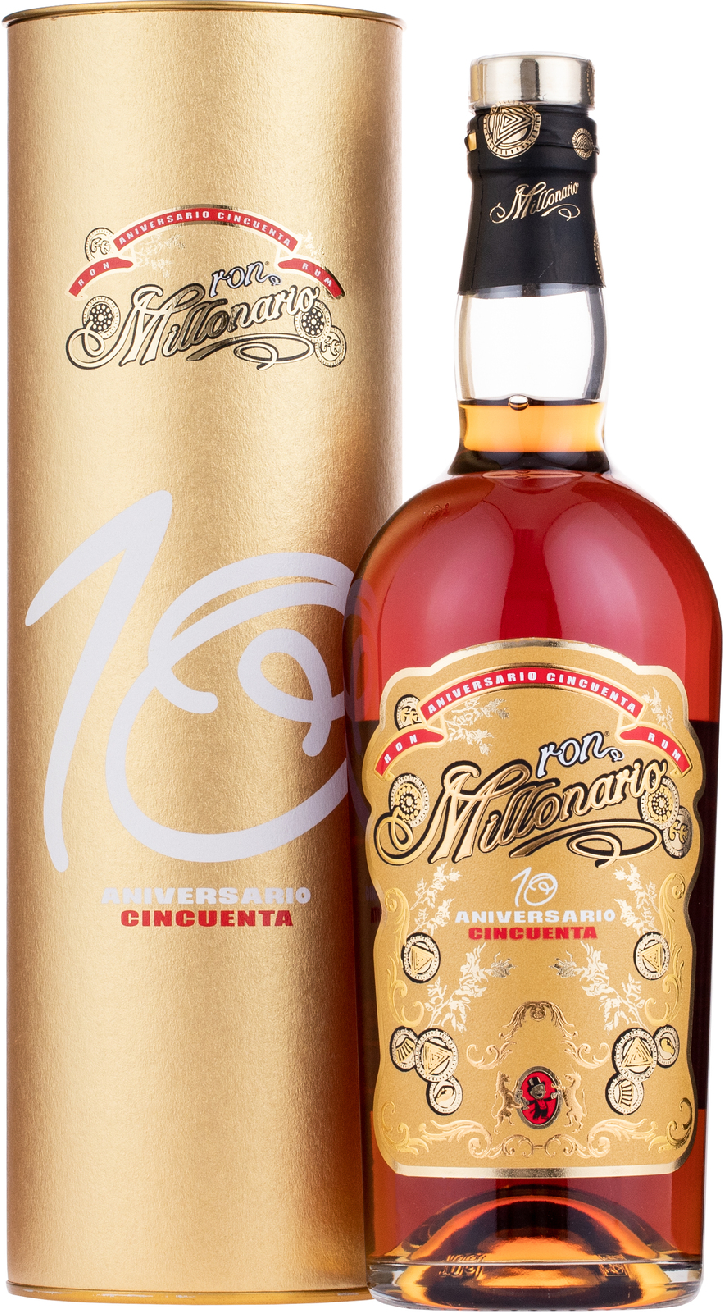 Ron Millonario 10 Aniversario Cincuenta 50% 0,7 l (kazeta)