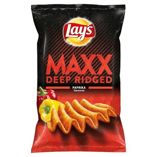Lay's Maxx zemiakové lupienky s príchuťou papriky 120 g