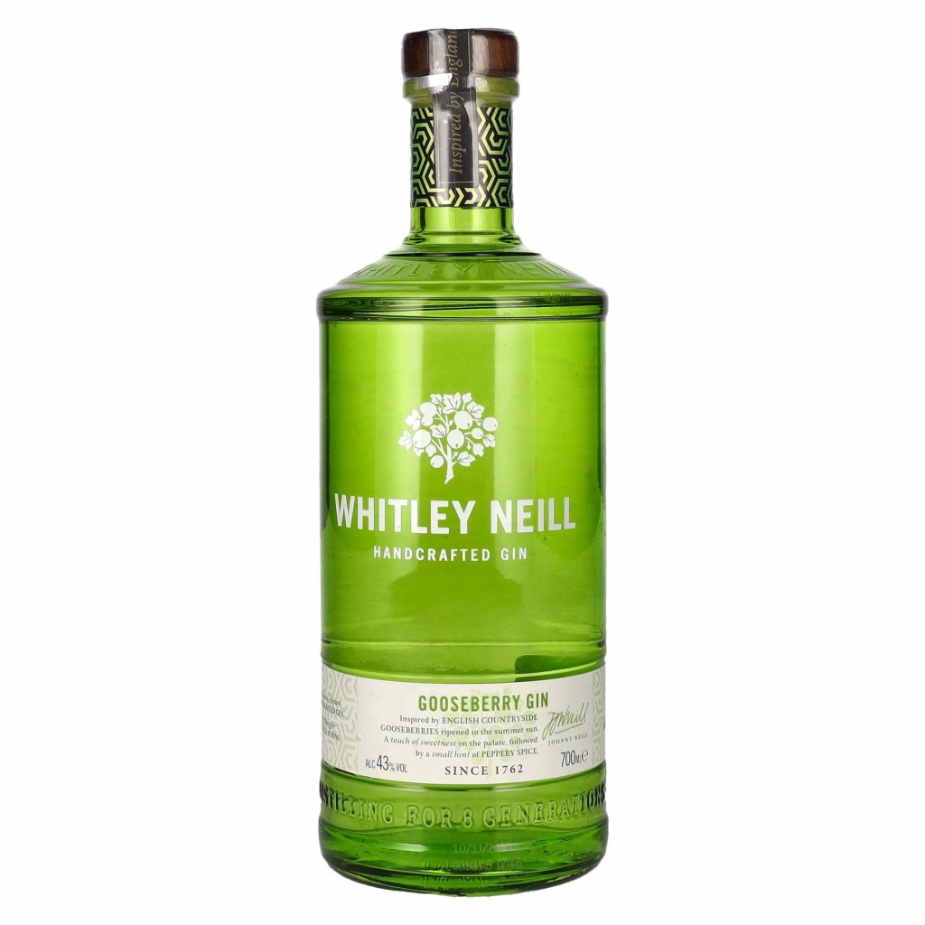 Whitley Neill Gooseberry Gin 43% 0,7 l (čistá fľaša)