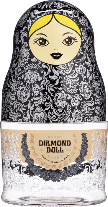 Diamond Doll strieborná 40% 0,7 l (čistá fľaša)