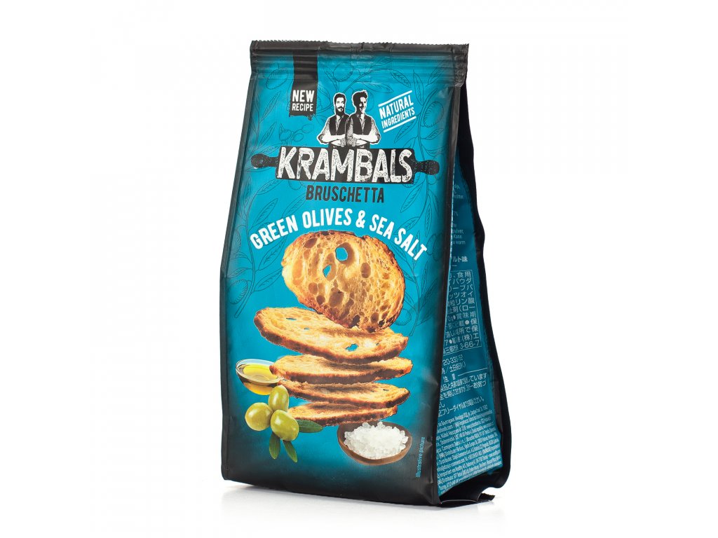 Bruschetta KRAMBALS Green olive & Sea salt 70g