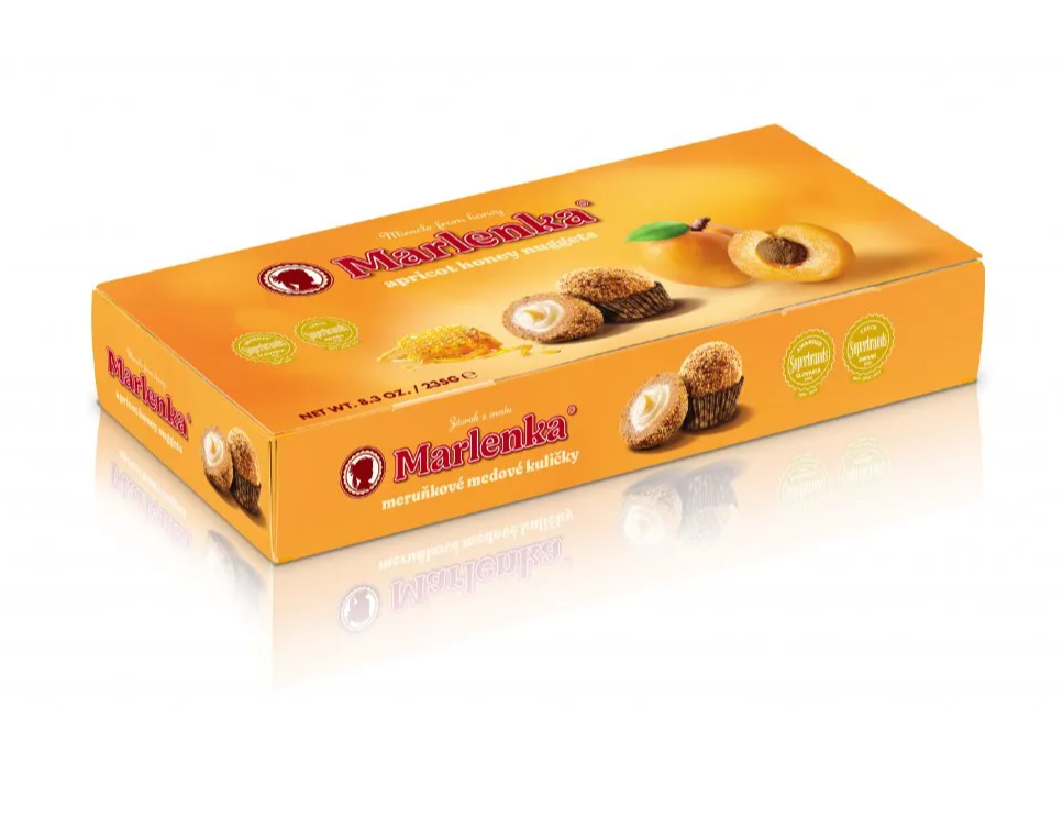 Marlenka medové guličky marhuľové 235g