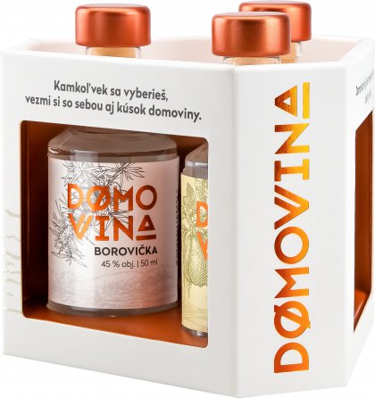 DOMOVINA 46% 3 x 0,05 l (dárčekové balenie)