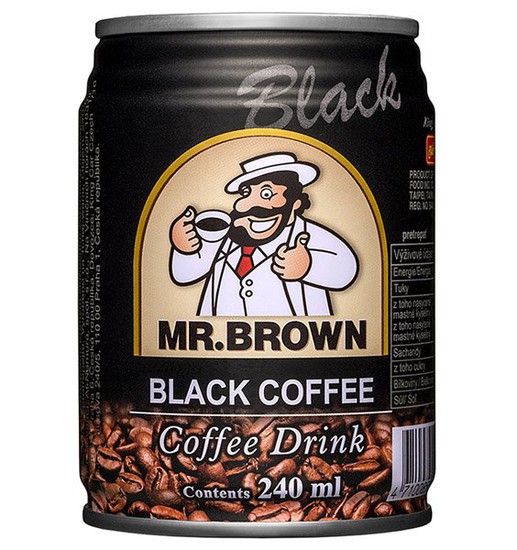 Mr. Brown ľadová káva black plech 0,24l