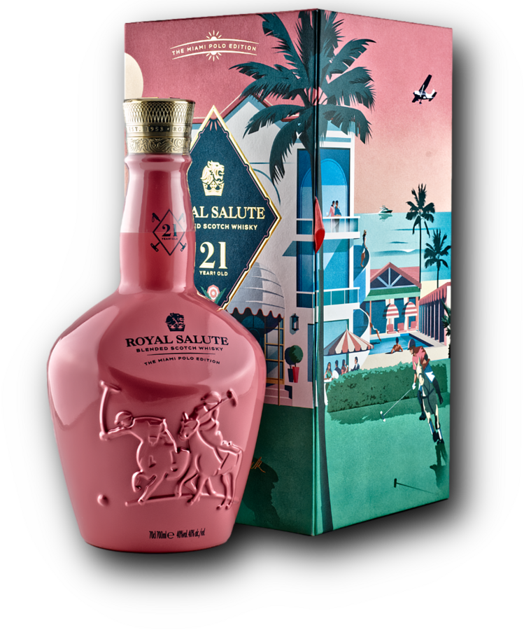 Royal Salute 21y The Miami Polo Edition 40% 0,7 l (kazeta)