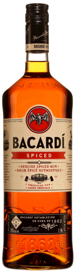 Bacardi Spiced 35% 1 l (čistá fľaša)