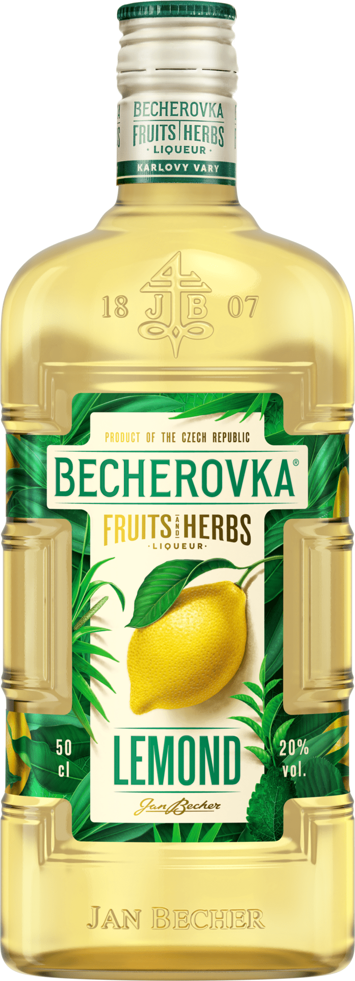 Becherovka Lemond 20% 0,5 l (čistá fľaša)