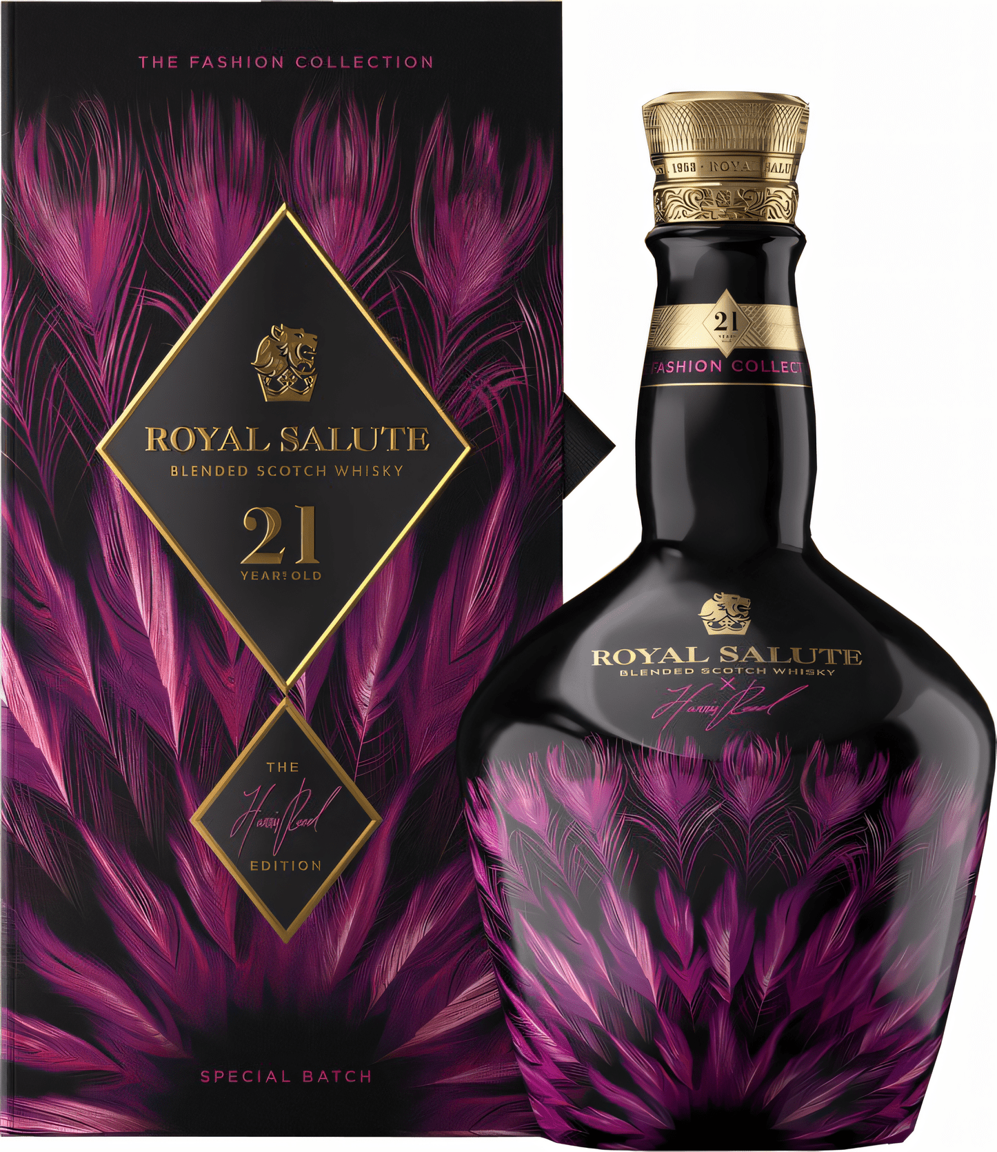 Chivas Royal Salute 21y Fashion Collection Harris Reed Purple 40% 0,7 l (kartón)