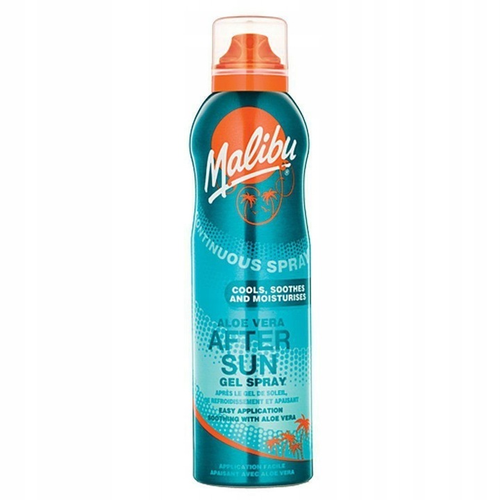 Malibu After Sun sprej po opaľovaní s aloe vera 175 ml