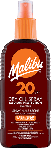 Malibu Dry Oil Spray (W) 200ml, Opaľovací prípravok na telo SPF20