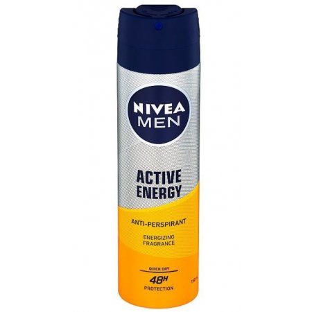 Nivea Men Antiperspirant v spreji Men Active Energy 150 ml
