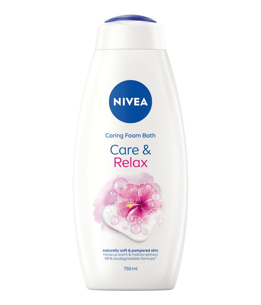 Nivea Care & Relax sprchový gél a pena do kúpeľa (Shower & Bath) 750 ml