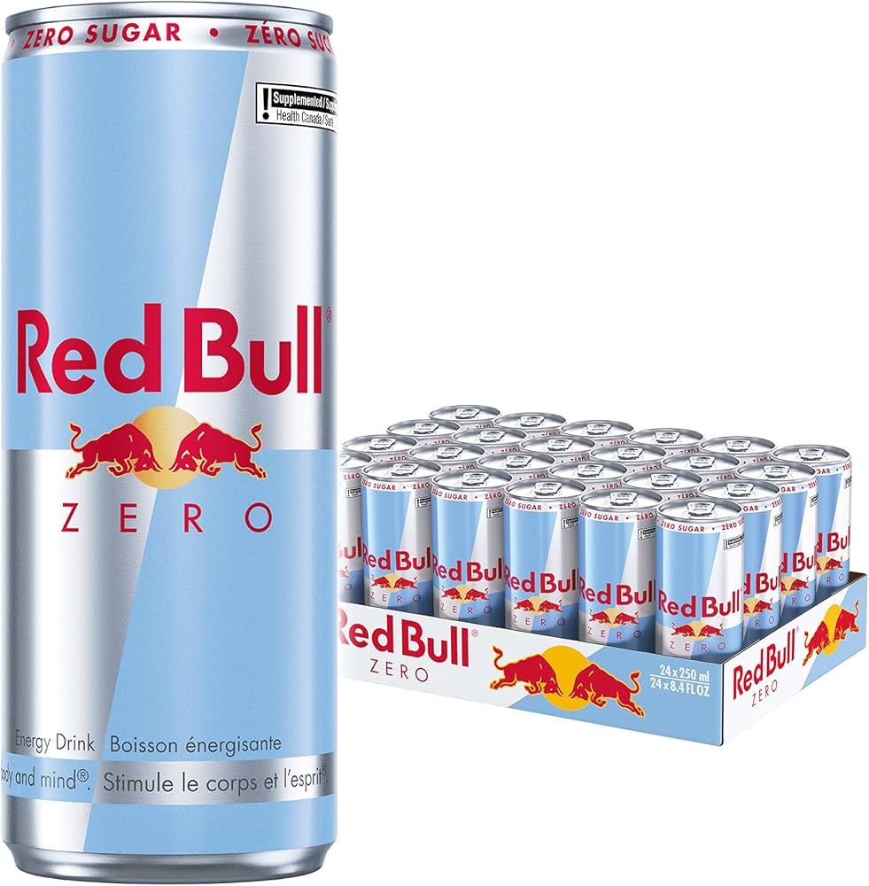 Red Bull Zero energetický nápoj 24x250 ml