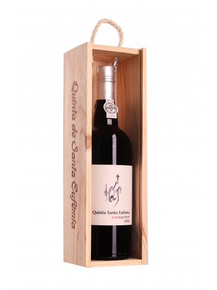Dárková dřevěná krabička na víno (na 1 láhev, 0,75 l)