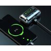 TWS F9 bezdrátová sluchátka bluetooth 5.0 černá s powerbankou