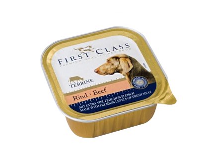 First Class paštika s hovězím pro psy 300 g