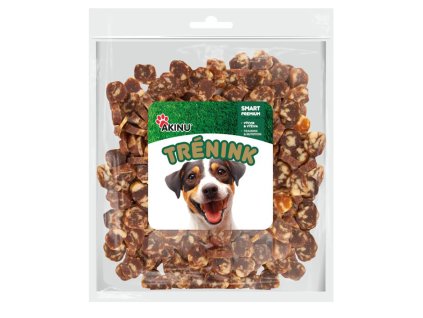 Akinu Trénink jehněčí lupínky s treskou pro psy 400 g