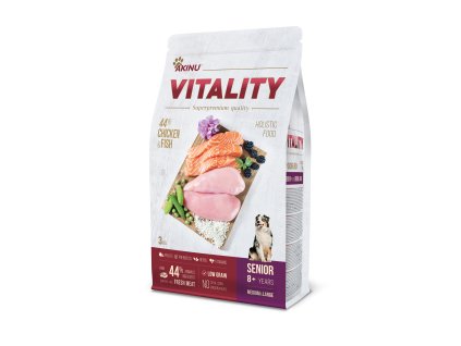 Akinu VITALITY granule dog senior medium/large chicken & fish 3kg