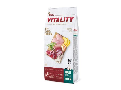 Akinu VITALITY granule dog adult medium lamb & chicken 12kg