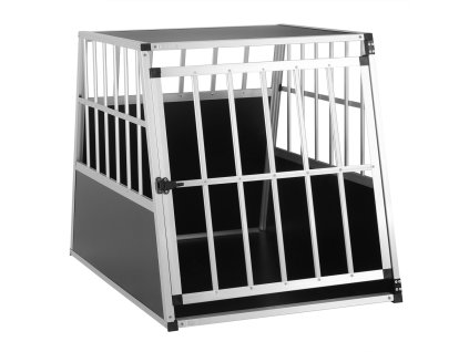 Přepravní box pro psy hliníkový 90 x 66 x 72 cm