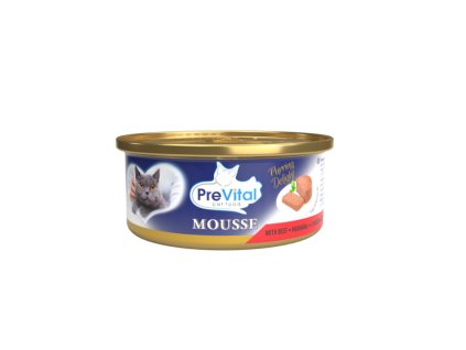 85g PreVital konzerva kočka hovězí