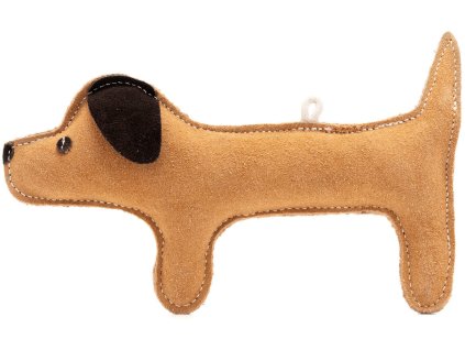 Kožená hračka Jezevčík