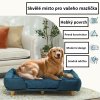 Pohovka pro psy, modrá (zvíře do 30 kg a 60 cm)
