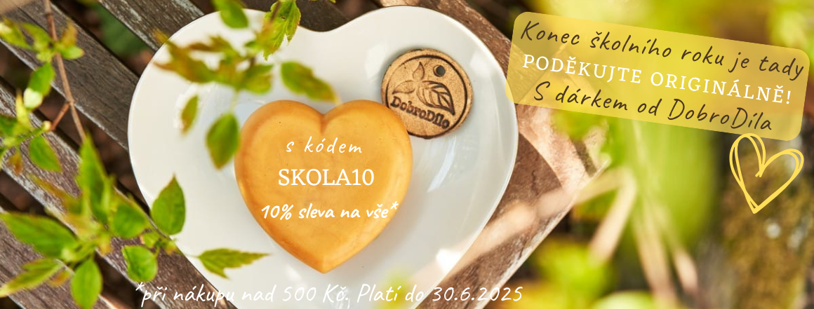 Sleva -10% se slevovým kódem SKOLA10