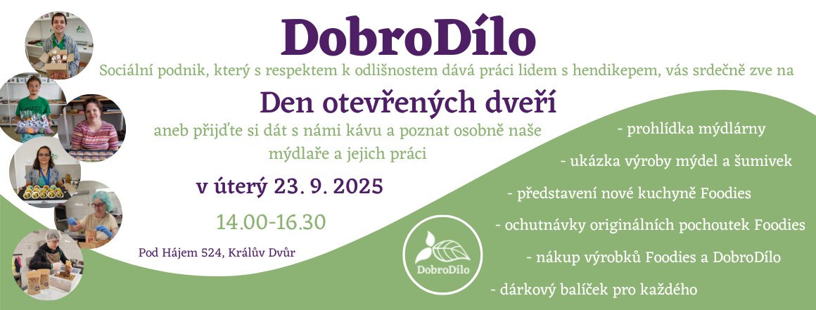 Zveme vás na den otevřených dveří 23.9.2025 od 14:00 hod