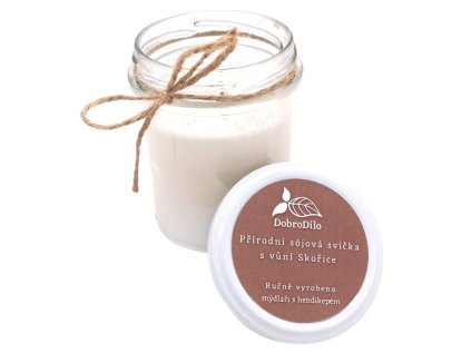 Přírodní sójová svíčka Skořice