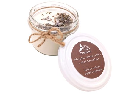 Přírodní sójová svíčka Levandule