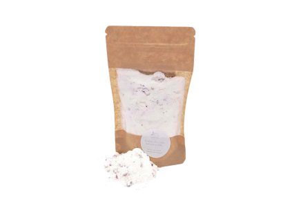 šumivá sůl do koupele Geránium s růží 150g