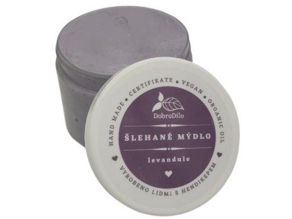 Šlehané mýdlo s vůní levandule