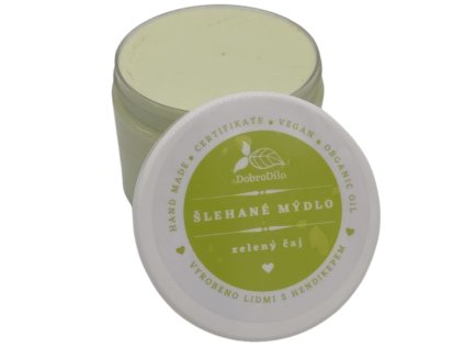 Šlehané mýdlo s vůní zeleného čaje