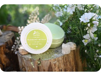 šlehané mýdlo zelený čaj