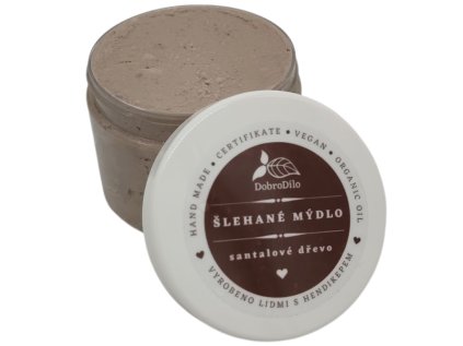 Šlehané mýdlo s vůní santalového dřeva