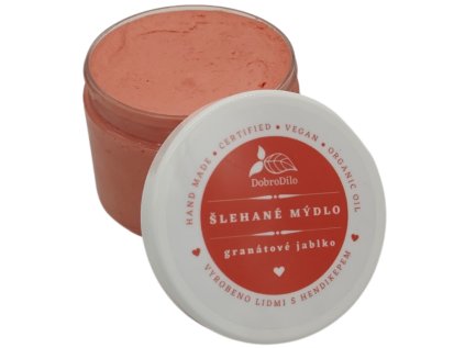 Šlehané mýdlo s vůní granátového jablka