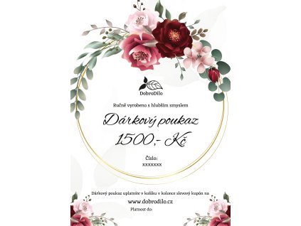 Dárkový poukaz celoroční