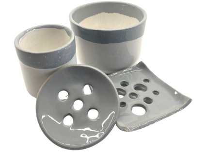 Designová keramická kolekce - Šedá