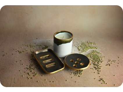 DESIGNOVÁ KERAMICKÁ KOLEKCE černá komplet