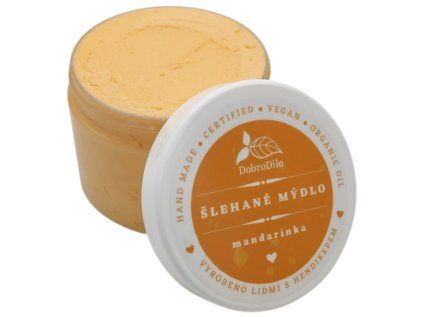 Šlehané mýdlo s vůní Mandarinky