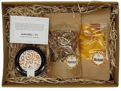 Dárkový balíček -Slunečnicová semínka, mango a arašídový krém